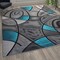 Flash Furniture Turquoise 8' x 10' Abstract Design Accent Area Rug ACD-RGTRZ860-810-TQ-GG - alternate 5